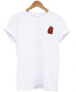 heart pocket t-shirt