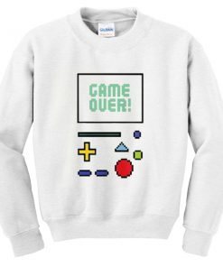 japanese game over sweatshirt