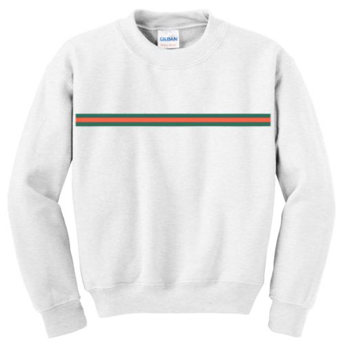 stripes sweatshirt