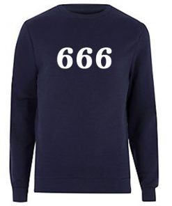 666 Font Sweatshirt