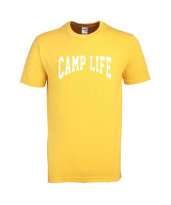 camp life yellow tshirt