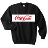 coca cola logo sweatshirt