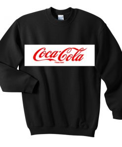 coca cola logo sweatshirt