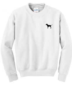 dog sillouettte sweatshirt