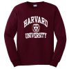 harvard university maroon sweatshirt