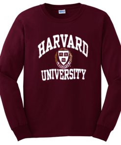 harvard university maroon sweatshirt