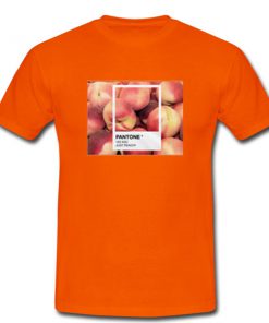 pantone jsut peachy tshirt