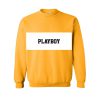 playboy yellow sweatshirt