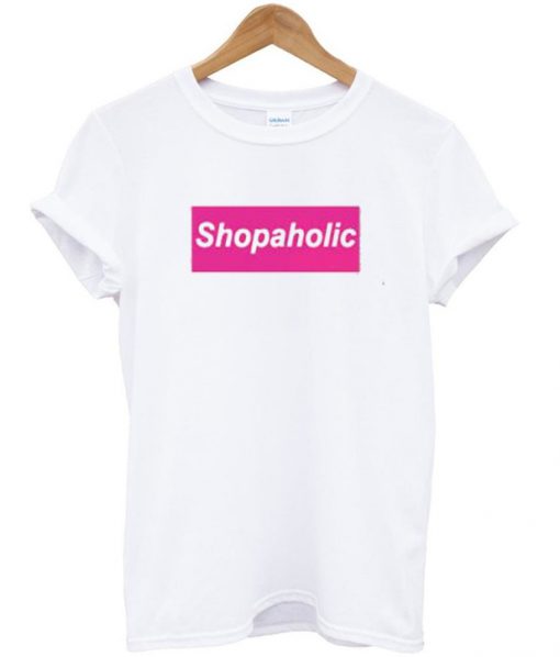 shopaholic t-shirt