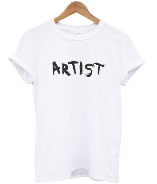 Artist Font T Shirt