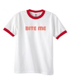 bite me ringer tshirt