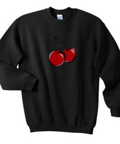 cherry sweatshirt