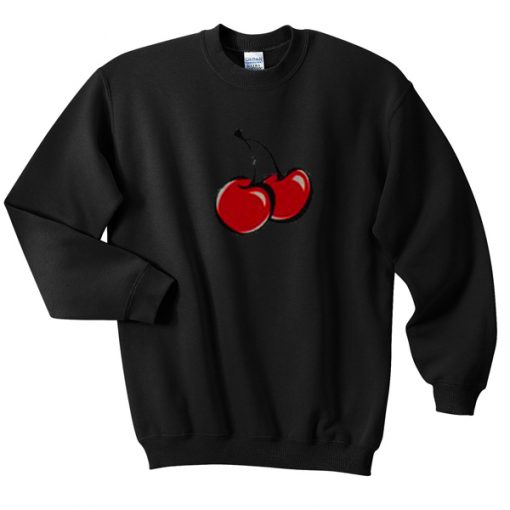 cherry sweatshirt