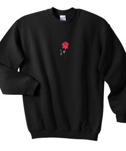 flower rose sweatshirt