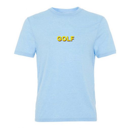 golf blue tshirt