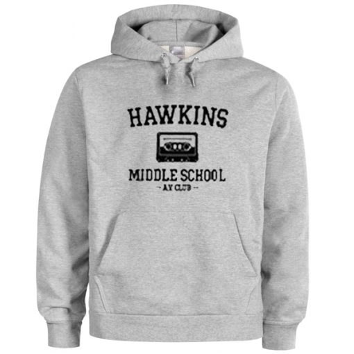 hawkins middle school hoodie