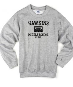 hawkins middle school sweatshirt