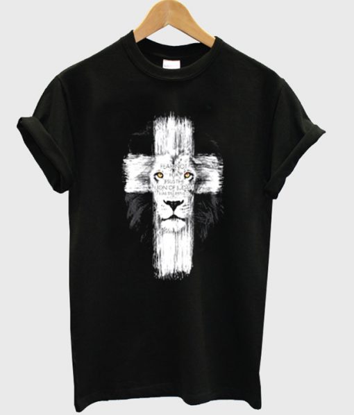 lion jesus t-shirt