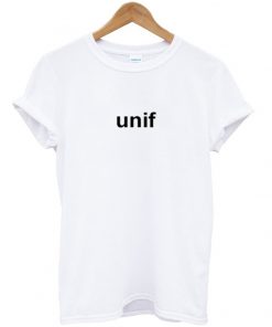 unif font t-shirt