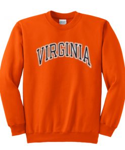 virginia orange sweatshirt