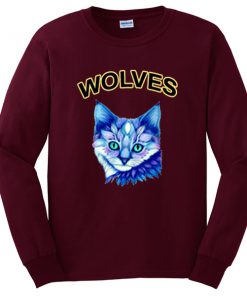 wolves cat sweatshirt