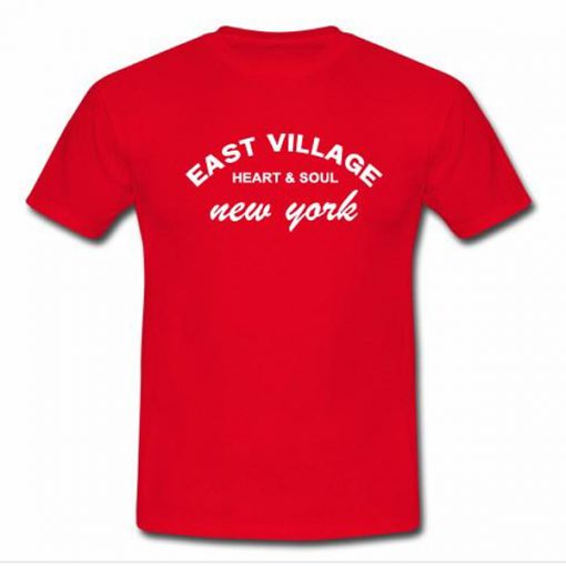 East village t shirt