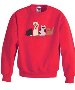 Ed And Taylor Transparents Funny Cat Sweatshirt