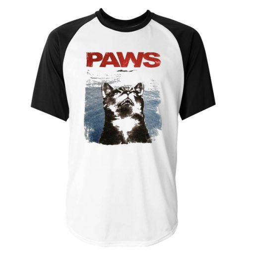 Paws Baseball Tshirt