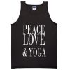 Peace Love & Yoga Tank Top