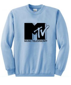 mtv blue sweatshirt