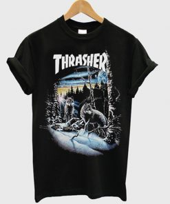 thrasher 13 wolves t-shirt