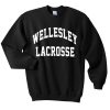 wellesley lacrosse sweatshirt
