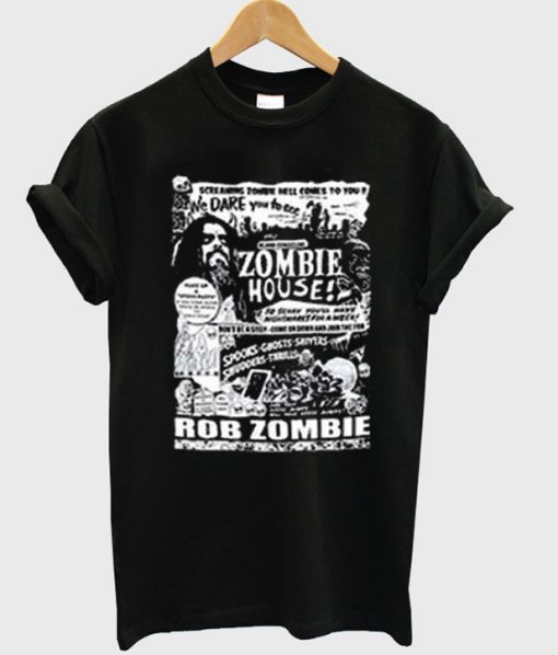zombie house t-shirt