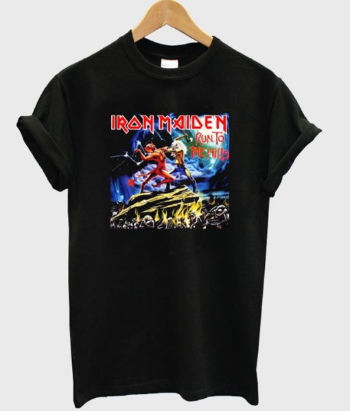 Iron Maiden Run to the Hills T shirt