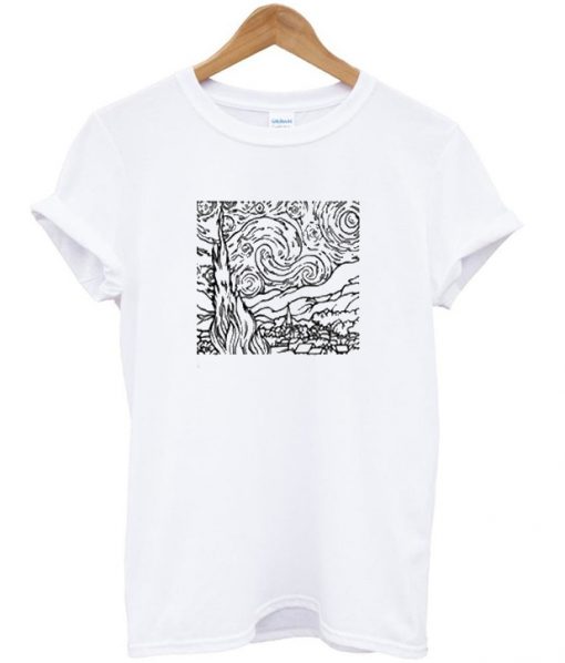 Starry Night T Shirt