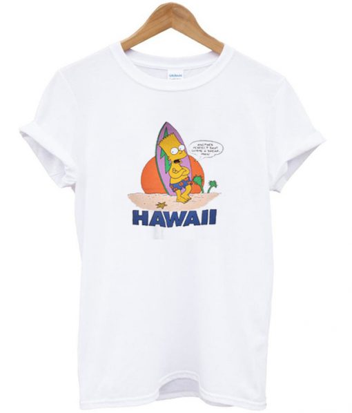 bart simpson hawaii t-shirt