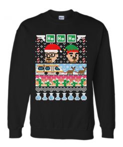 breaking christmas sweatshirt