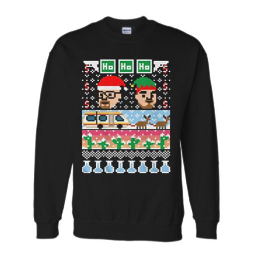 breaking christmas sweatshirt