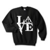 cheap love harry potter movie logo sweatshirt