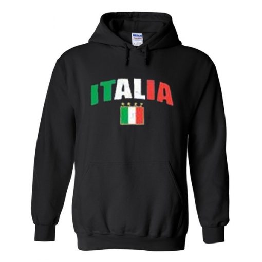 italia flag hoodie