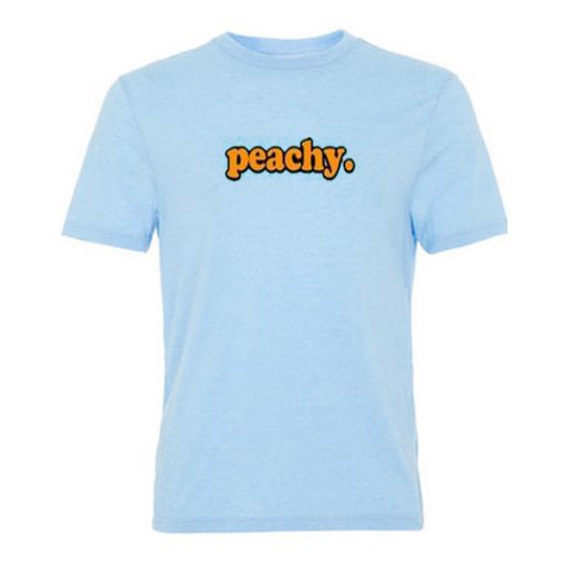 peachy blue tshirt