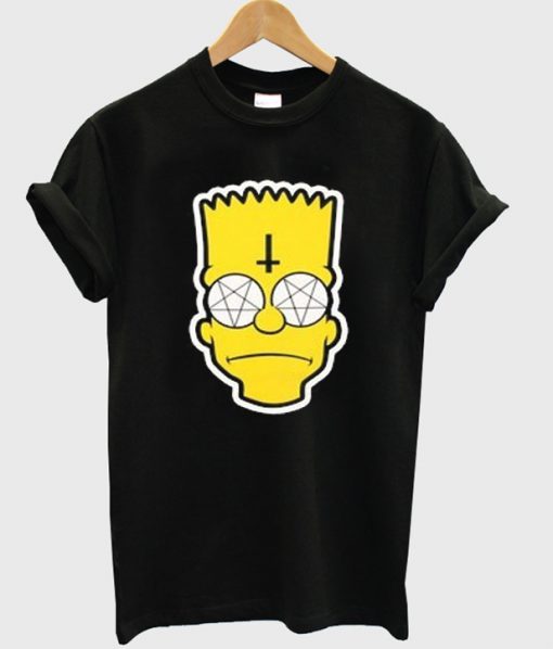 the simpson satanic t-shirt