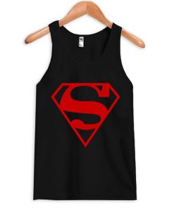superman logo tank top