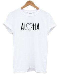 Aloha Font T Shirt