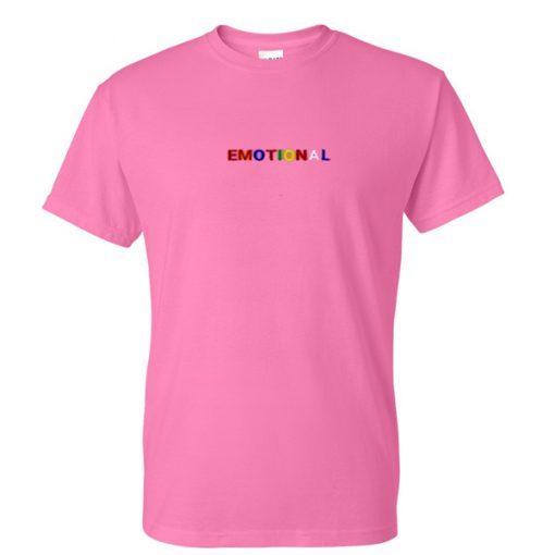 emotional pink tshirt