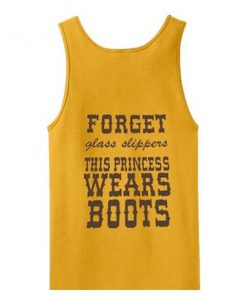 forget glass slippers this princess wears boots tanktop