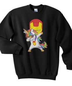 iron man unicorn dabbing sweatshirt