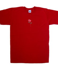 red rose tshirt