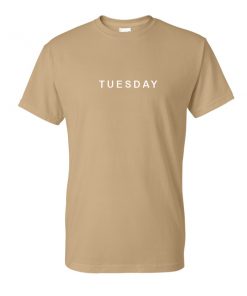 tuesday font tshirt