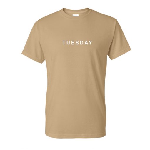 tuesday font tshirt